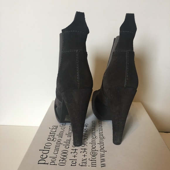 Pedro Garcia brown Abbie open toe booties - Picture 4 of 6